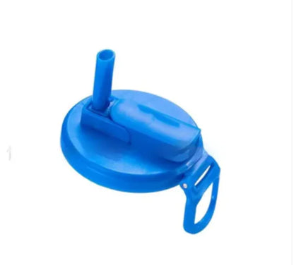 Soda Can Lid with Straw