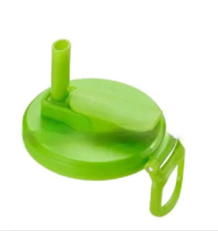 Soda Can Lid with Straw