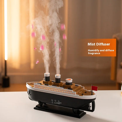 Retro Ship Ultrasonic Aroma Diffuser Humidifier